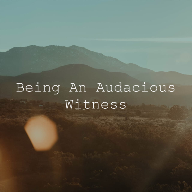 Being An Audacious Witness