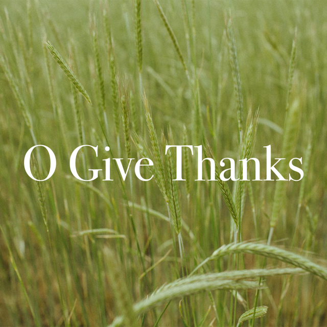 O Give Thanks