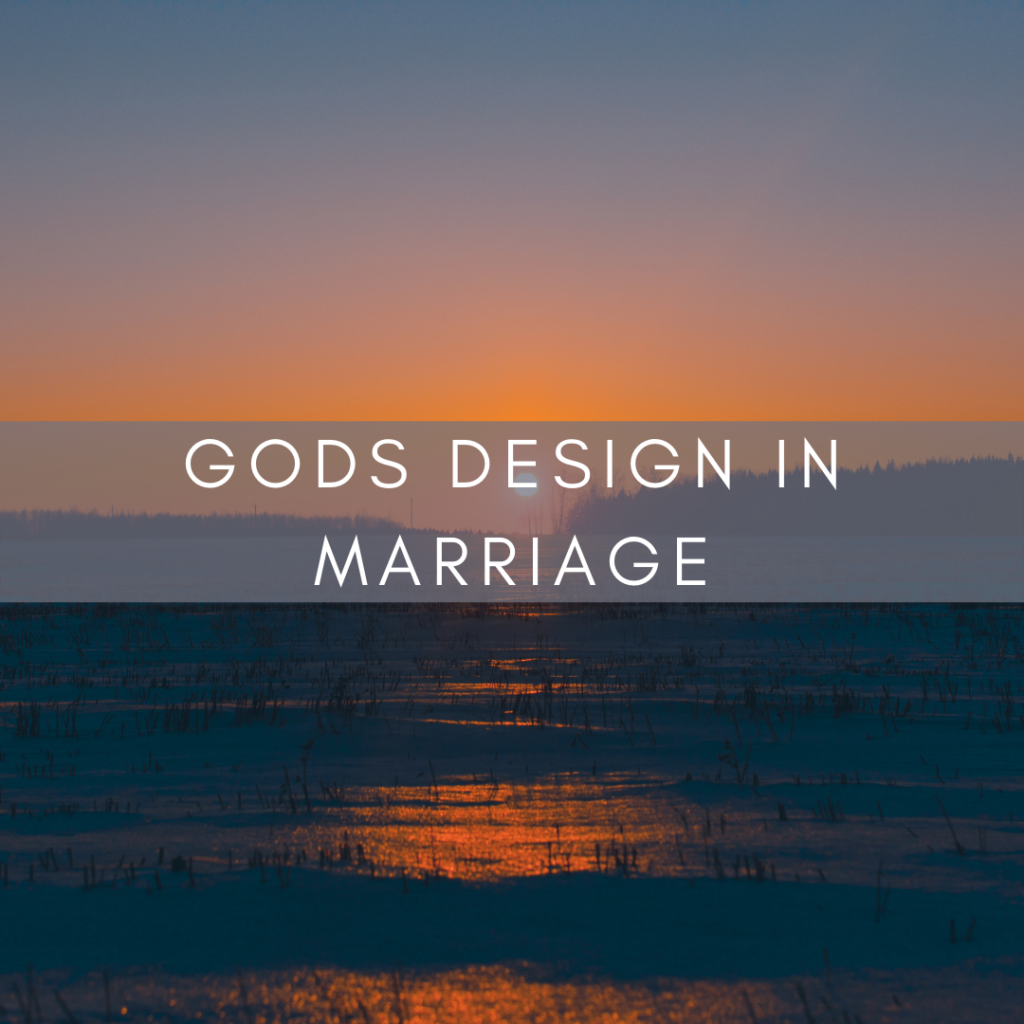 Gods Design in Marriage pt.2