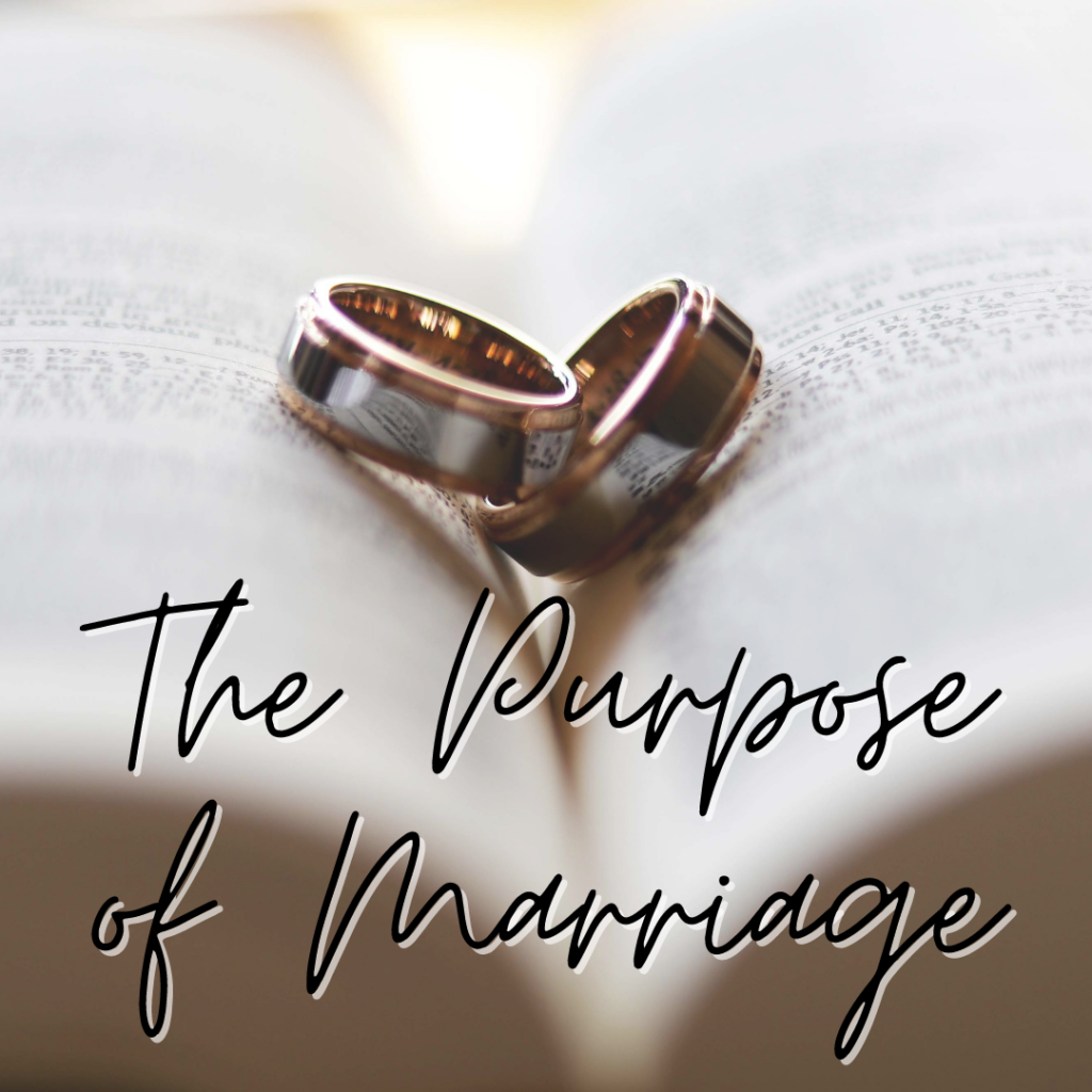 The Purpose of Marriage