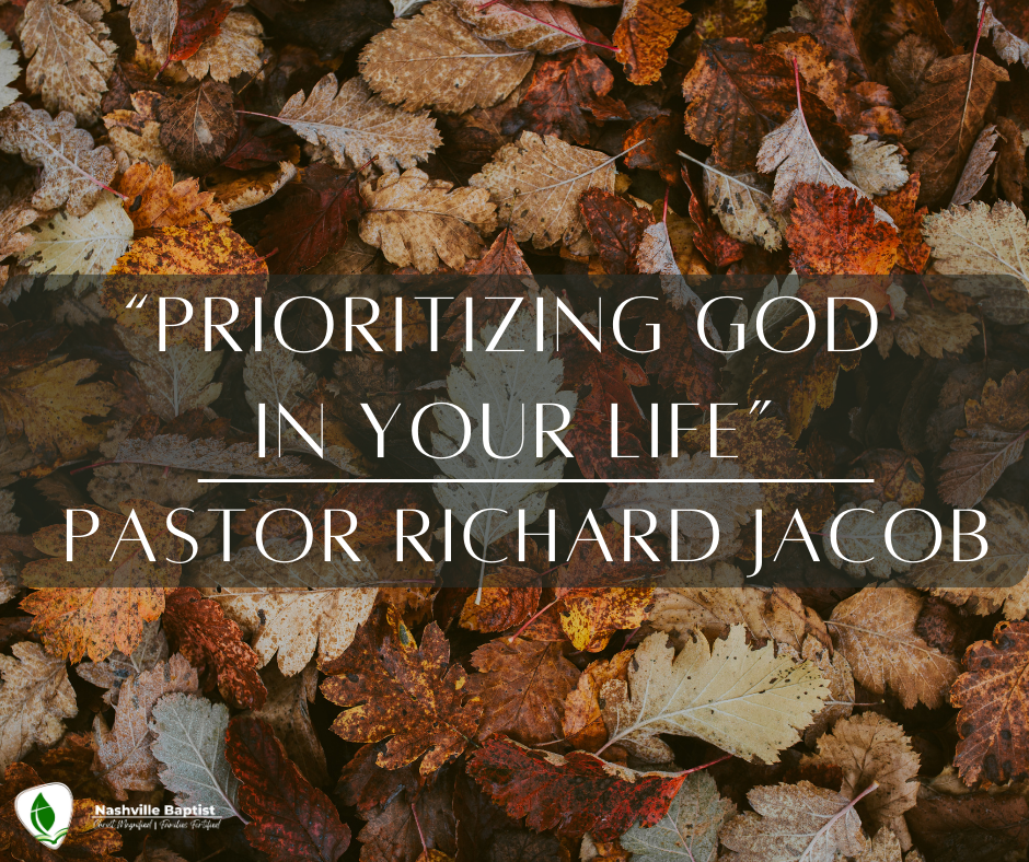 Prioritizing God in Your Life